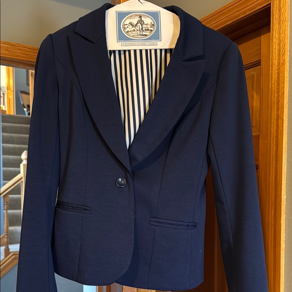 White House Black Market Navy Blue Women's Blazer